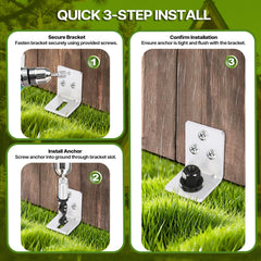 PHATRIP sharp pilot tip detail for easy penetration and faster screw-in installation