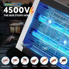 PhatroyYee closeup of electrified grid and bulb for powerful insect elimination