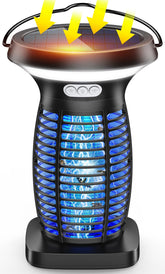 PhatroyYee front view showing compact zapper protecting outdoor space