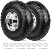phepetroll front wheel assembly showing full tire and hub for easy replacement