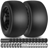 phepetroll front wheel assembly showing bolt pattern and hub, durable replacement