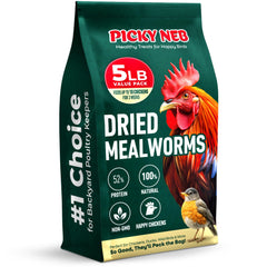 PICKY NEB front bag view showing 5 lb value and branding benefits