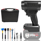 Piglulu Turbo Jet Blower front view showing compact ergonomic handle and controls for easy use