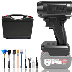 Piglulu Turbo Jet Blower front view showing compact ergonomic handle and controls for easy use
