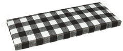 Pillow Perfect Anderson front view showing bold black plaid and clean edges for easy styling