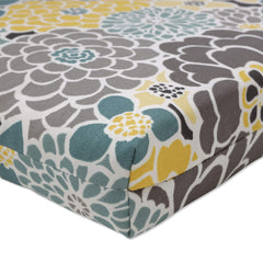 Pillow Perfect seat detail with reinforced 14-inch ties visible, secures cushion in place