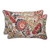 Pillow Perfect Zoe front view showing floral print and vibrant colors for instant curb appeal