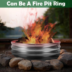 PINPON ring used as fire pit showing multipurpose outdoor warmth option
