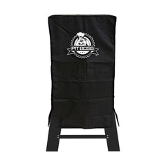 Pit Boss cover front view showing snug fit and weather protection