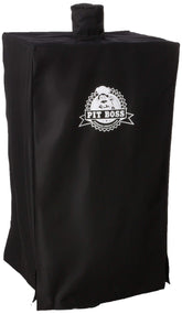 Pit Boss front view cover on smoker showing full protection and brand