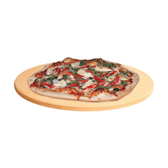 pizzacraft round ThermaBond stone front view showing sturdy surface and even heating benefit