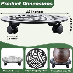 Planterhoma top view showing tropical leaf cutout pattern and stylish decorative appeal