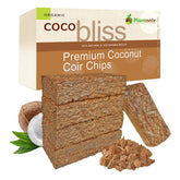 plantonix front packaging showing five compressed coco chip bricks and product info benefits