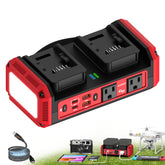 PlantPalGear inverter front view showing AC outlet and power LED for reliable portable power