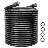 POHIR 100ft hose front view showing length and durable design benefit