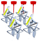POlAFLEX front view showing four traps and packaging, durable protection