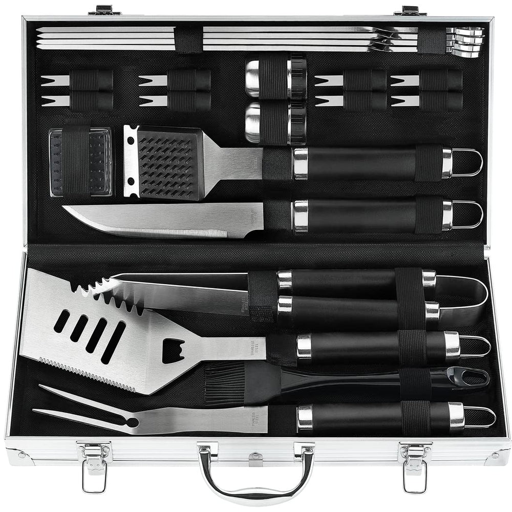 POLIGO aluminum case front view showing neat tool storage and portability