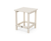 Polywood Long Island side table front view shows stable surface and sand finish benefit