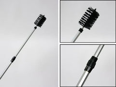 Pond H2o close-up of stiff bristle brush head for effective algae removal
