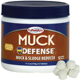 Pond Logic front packaging showing Muck Defense and benefits