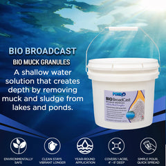 Pond2O granule texture close-up illustrating fast-acting biological action