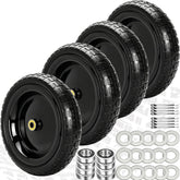 Pontuss 13" front face showing steel rim and polyurethane tread for durable replacement