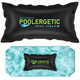 Poolergetic front view of 4x8 ft pillows showing two-pack for secure winter protection