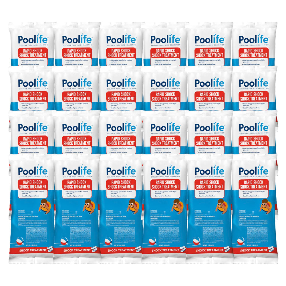 POOLIFE front packaging showing 1 lb bag and easy dosing benefit