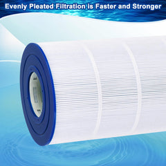 Poolimpid carbon-fiber core detail for stable pleat support