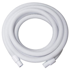 Poolmaster coiled 27-foot vacuum hose showing compact storage and quick deployment