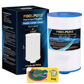 POOLPURE front view of C-8475 filter showing shape and fit benefit