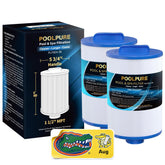 POOLPURE front view cartridge showing compact design and easy swap benefit