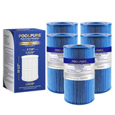 POOLPURE front view of cartridge showing fit and clean design for easy replacement