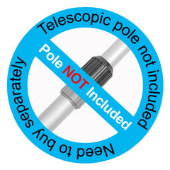 Poolvio close-up of strong nylon bristles illustrating deep scrubbing power without liner damage