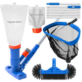 Poolvio kit laid out showing all components for quick cleanup