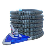 POOLWHALE vacuum kit front packaging showing included head and hose benefit easy setup