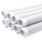 POOLWHALE front view of hose kit showing eight 3ft sections for easy replacement