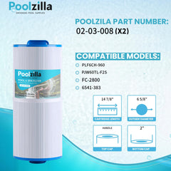 Poolzilla close-up of pleated media showing dense pleats for better capture