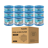 Poolzilla front view shows Size VI cartridge and clear labeling benefit clarity