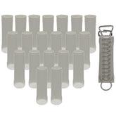 Poolzilla front pack of 20 spring sleeves showing sleeves and label, protects springs