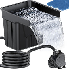 POPOSOAP front view of full spillway kit showing components and easy setup benefit