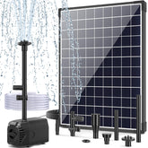 POPOSOAP solar panel front view showing durable glass and improved efficiency
