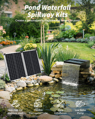POPOSOAP foldable 55W solar panel angled to sun to maximize energy collection benefit