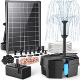 POPOSOAP 8W solar panel front view showing durable glass and efficient cells for reliable power