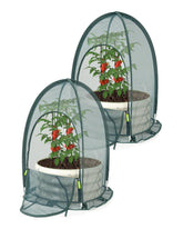 porayhut front view of pop-up net showing full protection benefit