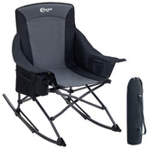 Portal front view showing open rocker and comfortable posture benefit