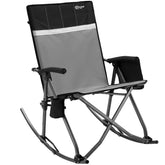 Portal front view of oversized rocking chair showing roomy seat and stable posture benefit