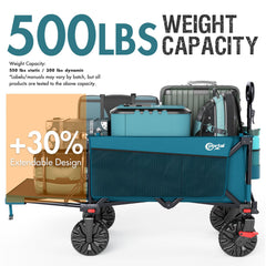 Portal tailgate loaded with coolers and chairs for easier heavy hauling