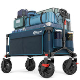Portal wagon front view showing sturdy frame and roomy interior for heavy loads