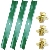 POSEAGLE front packaging showing three blades and bolts, ready to install benefit